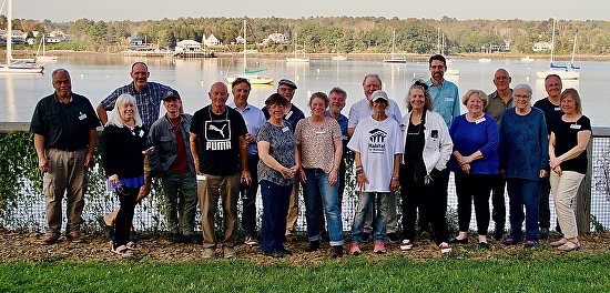 Artists at the Art Works for Humanity Live Auction in 2023