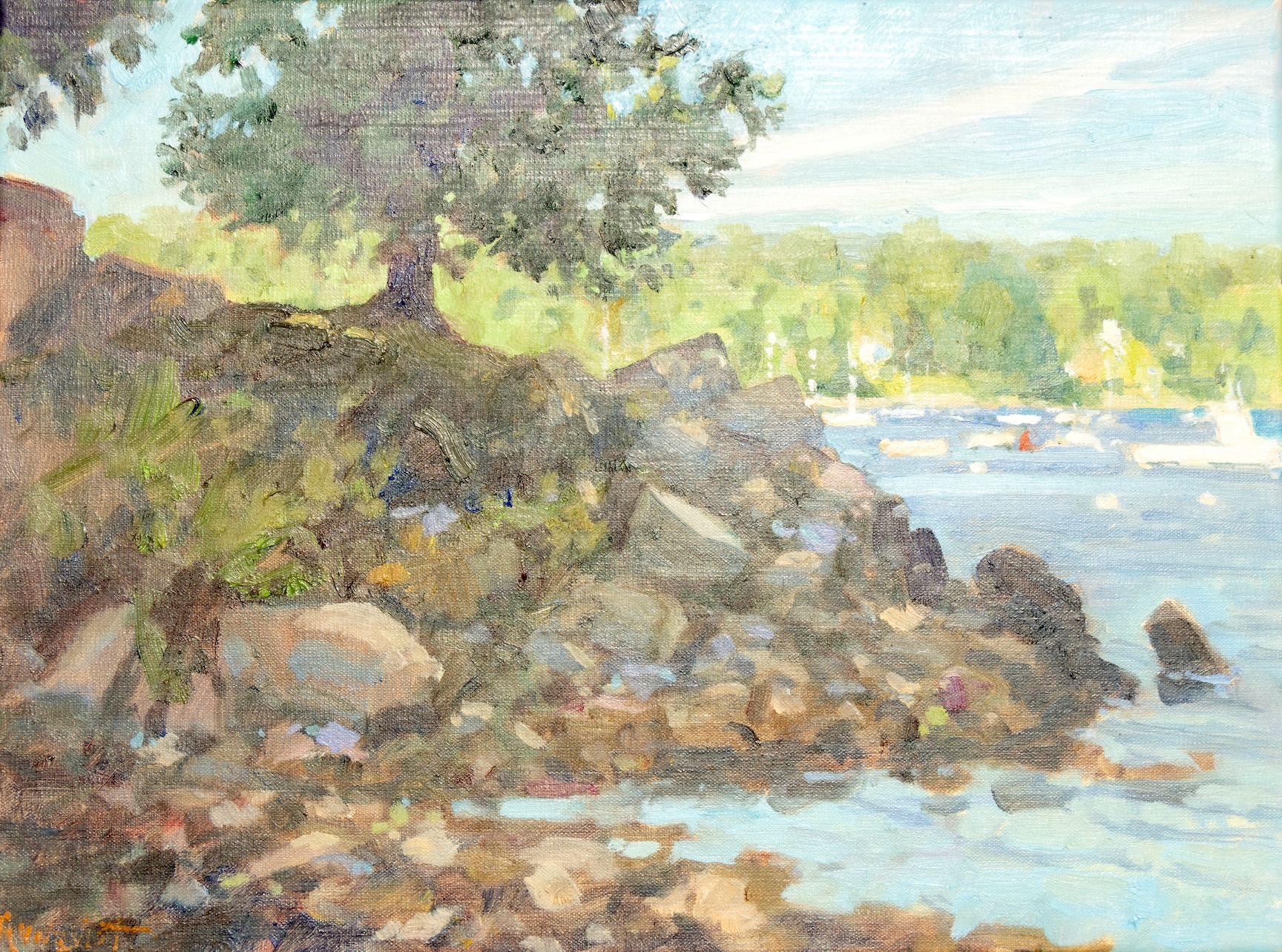 By The Harbor by Bjorn Runquist