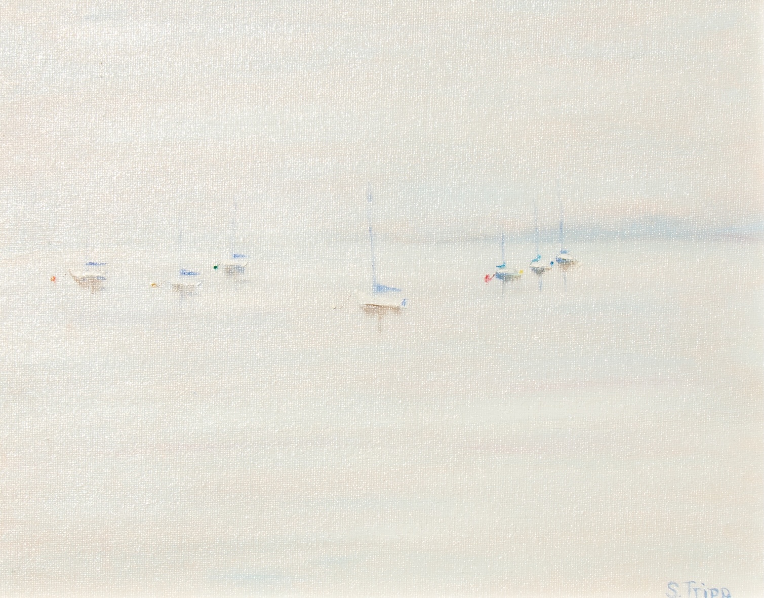Mooring in Mist by Sheryl Tripp Wonch
